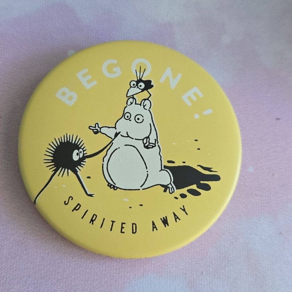 Spirited away Be gone! Button Pin